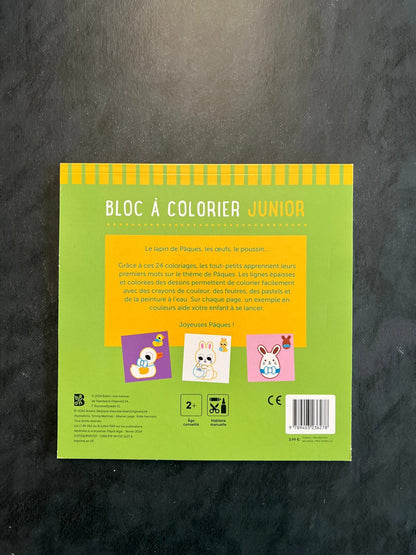 Bloc à colorier junior - dès 2 ans