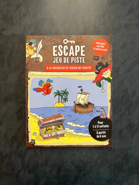Livre escape - à la recherche du trésor des pirates