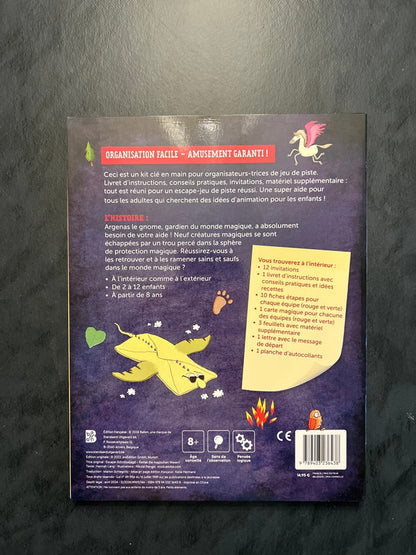 Livre jeu de piste - sauvez les créatures magiques