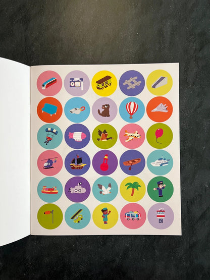 101 choses à trouver et à coller - les transports