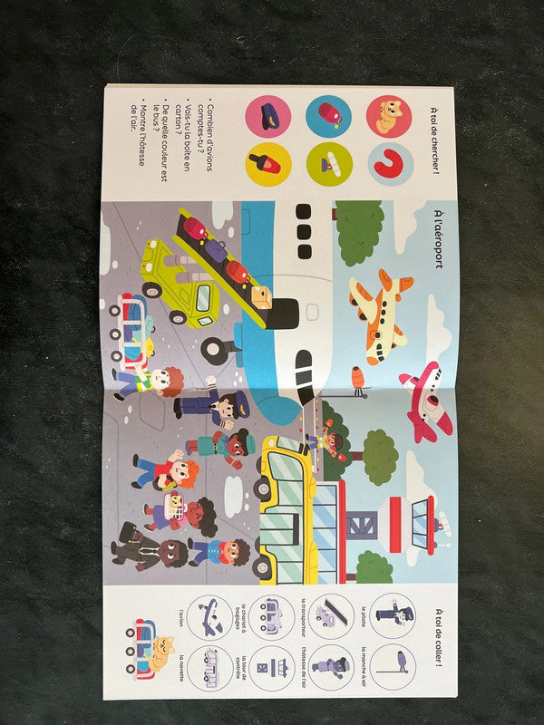 101 choses à trouver et à coller - les transports