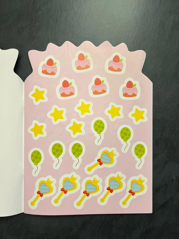 Coller et colorier - bonjour, petite princesse !