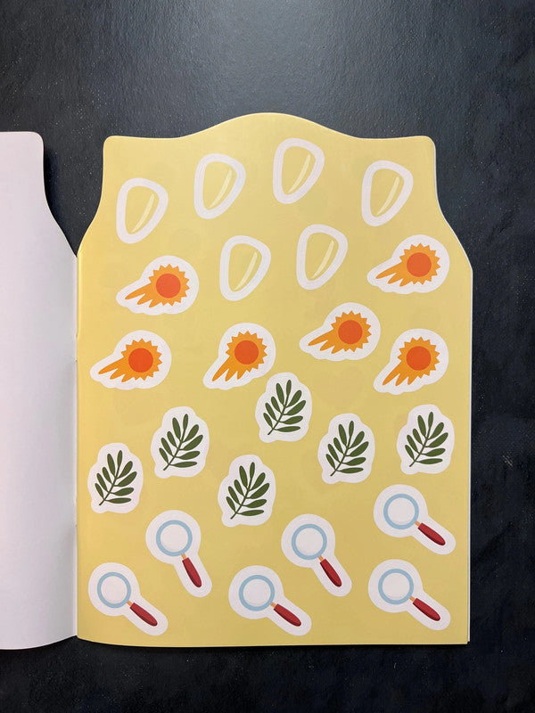 Coller et colorier - bonjour, petit dinosaure !