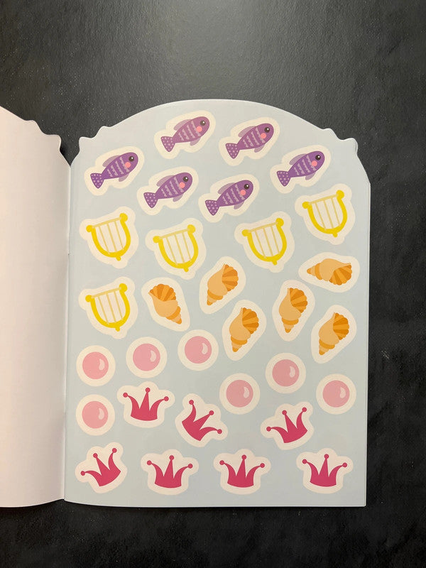 Coller et colorier - bonjour, petite sirène !