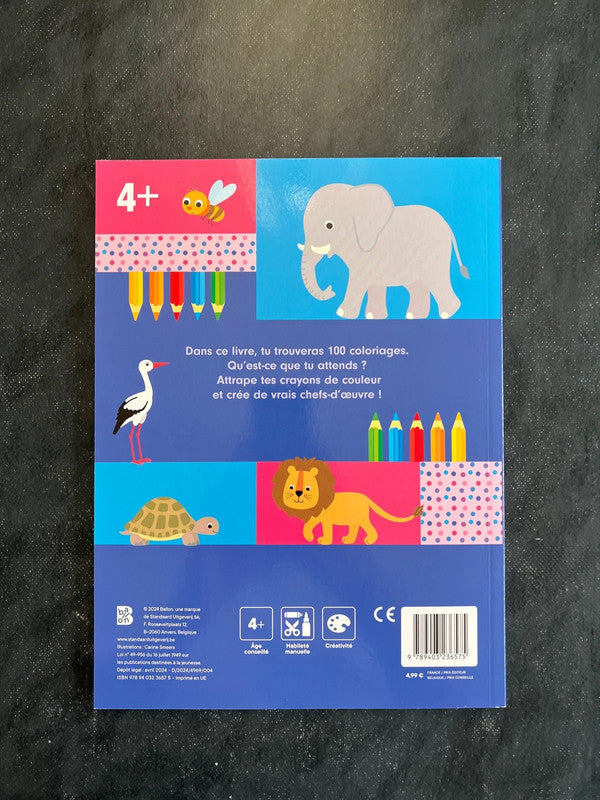 100 coloriages - les animaux