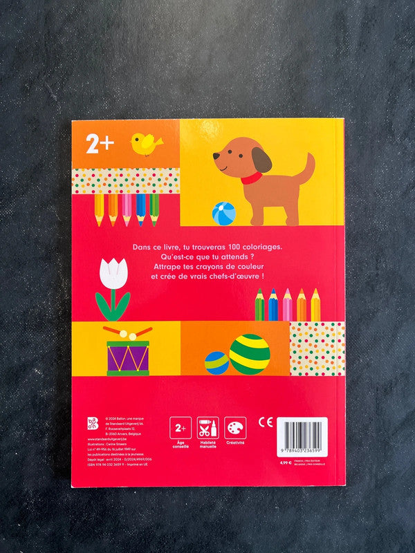 100 coloriages - mes premiers mots