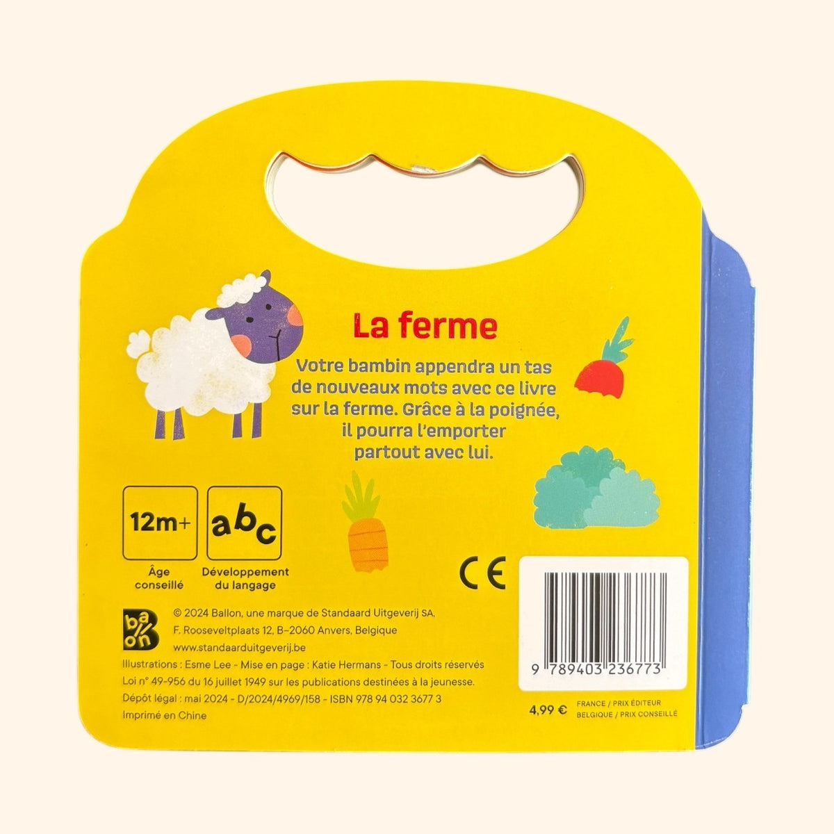 Mon premier imagier à emporter - La ferme (2-4 ans)