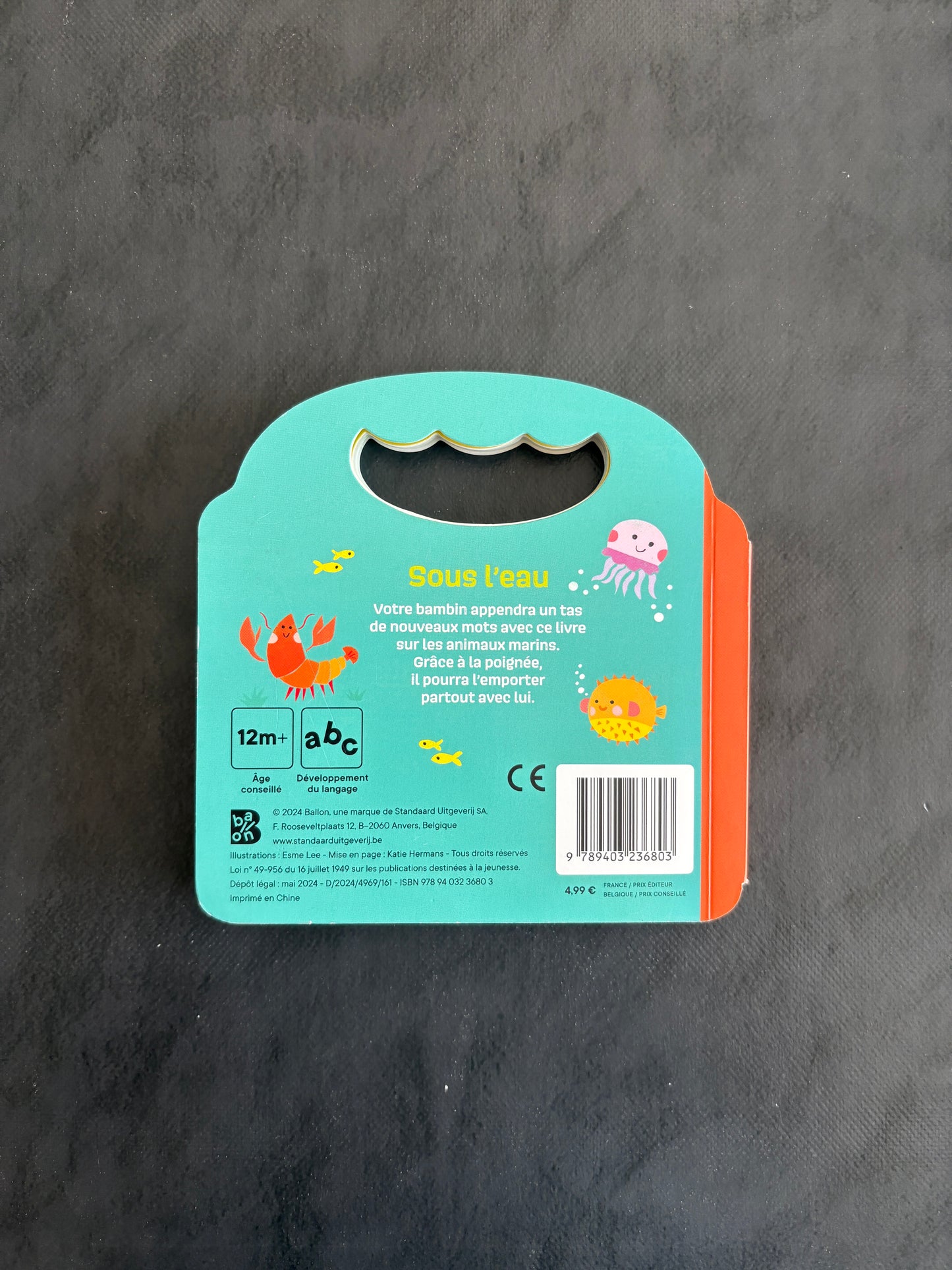 Livre cartonné - Sous l'eau