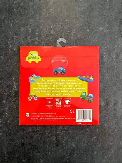 Pochette à gommettes - ça bouge !