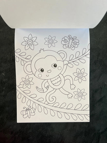 Bloc à colorier - adorables animaux