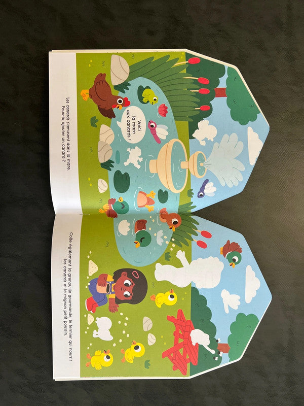 Coller et colorier - à la ferme