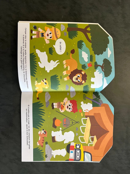 Coller et colorier - la maison de vacances