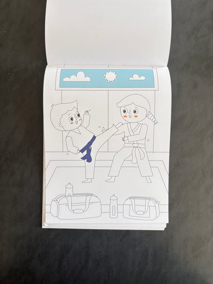 Bloc à colorier - J'adore le sport