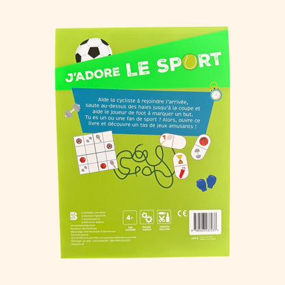 Mon bloc de jeux - J'adore le sport | Jeux et activités 5-7 ans