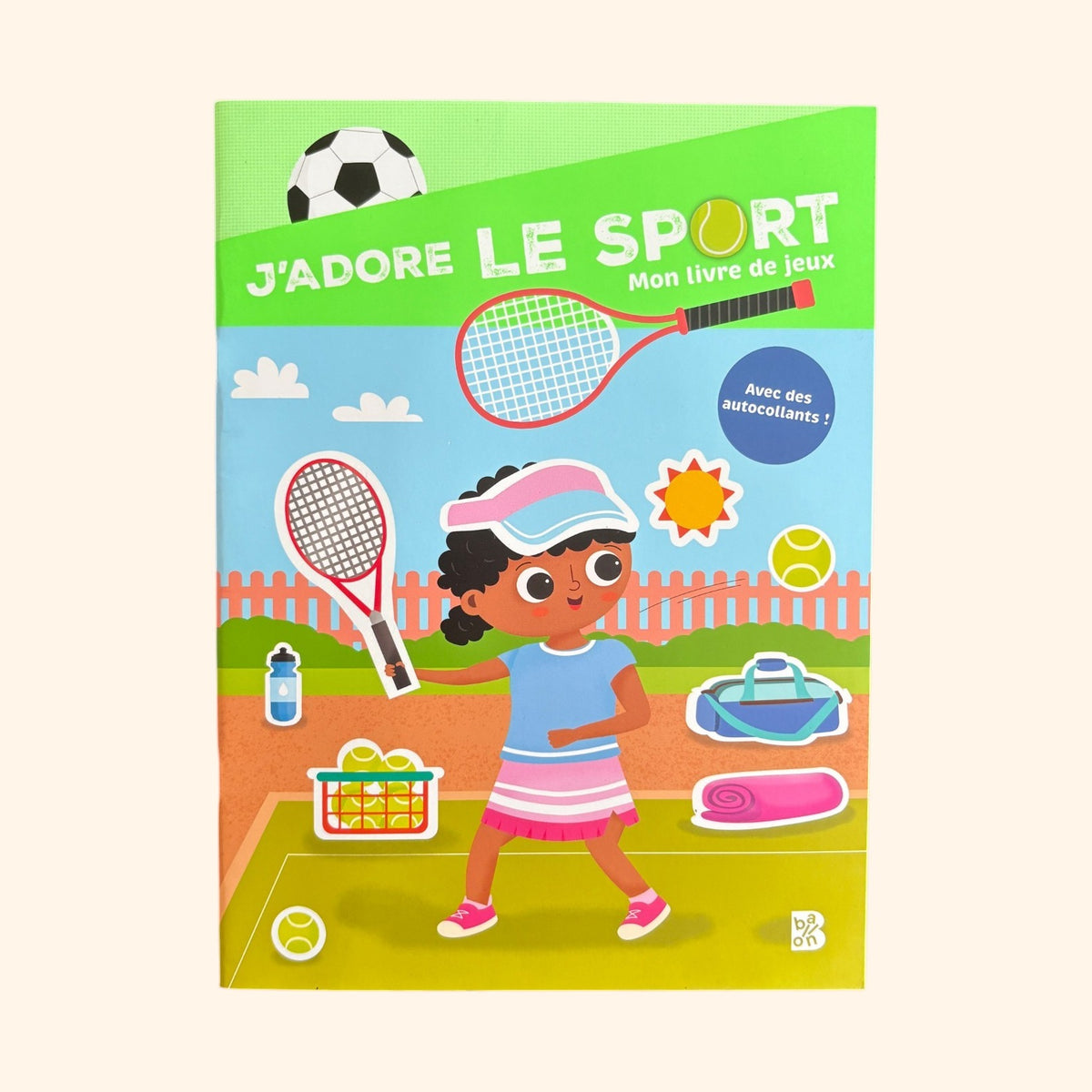 J'adore le sport - Livre de jeux avec autocollants (4-6 ans)