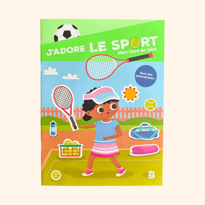 J'adore le sport - Livre de jeux avec autocollants (4-6 ans)