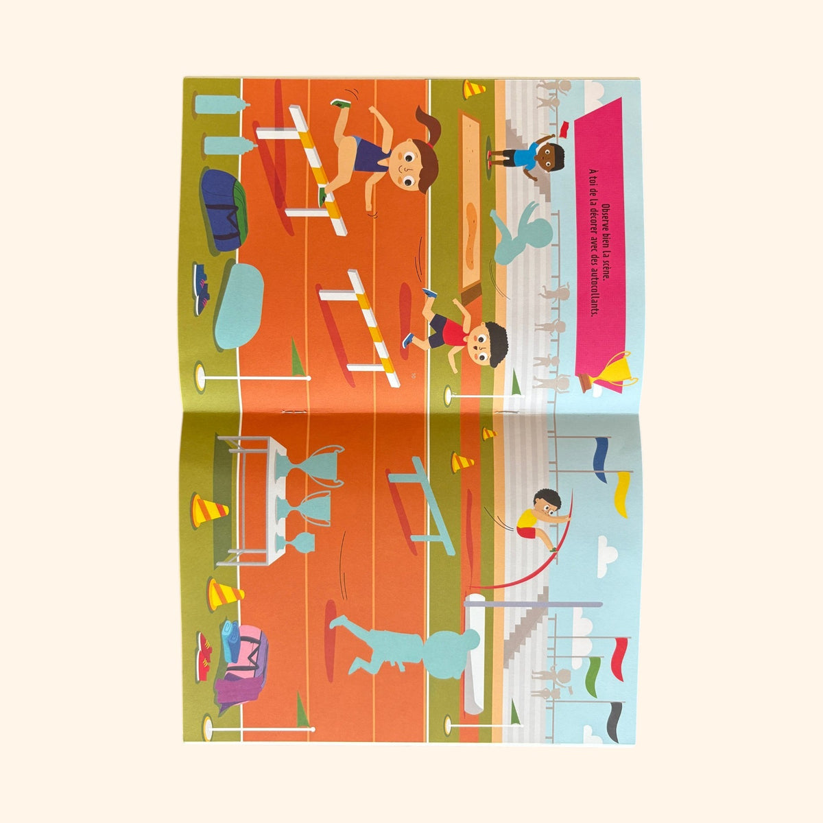 J'adore le sport - Livre de jeux avec autocollants (4-6 ans)