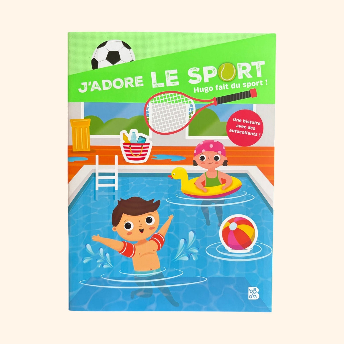 J'adore le sport - Livre-jeu avec autocollants (4-6 ans)