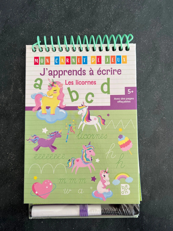 Mon carnet de jeux - j’apprends à compter