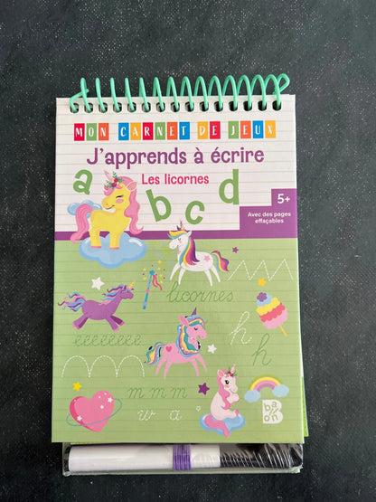 Mon carnet de jeux - j’apprends à compter