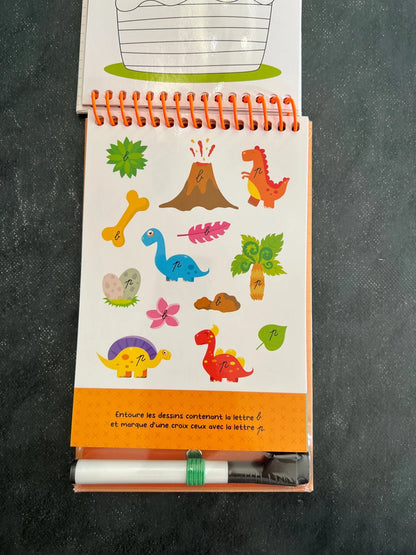 Mon carnet de jeux - j’apprends à écrire