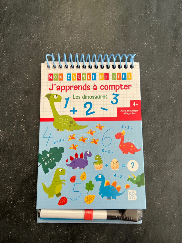 Mon carnet de jeux - j’apprends à compter