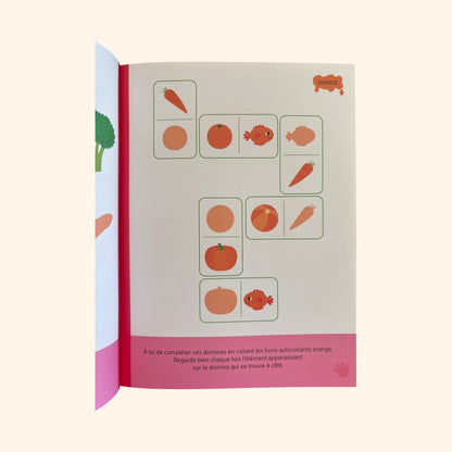 Livre d'autocollants - Les couleurs | Dès 4 ans