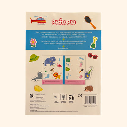Mes premiers mots - Livre d'autocollants pour découvrir le vocabulaire (3-5 ans)