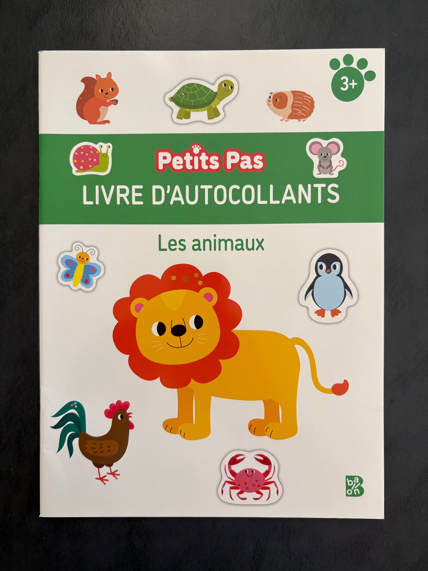 Livre d'autocollants - les animaux