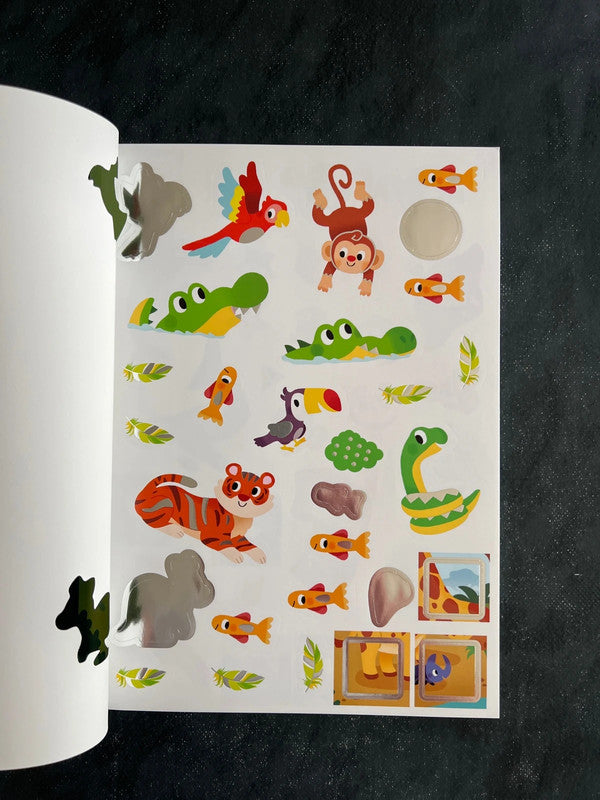 Mes autocollants scintillants - animaux sauvages