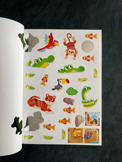 Mes autocollants scintillants - animaux sauvages