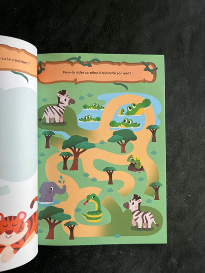 Mes autocollants scintillants - animaux sauvages