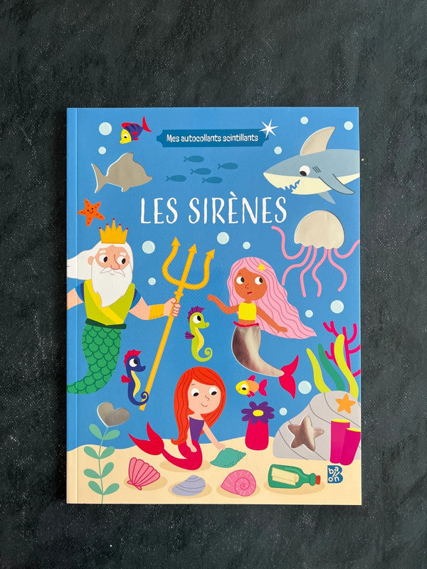 Mes autocollants scintillants - les sirènes
