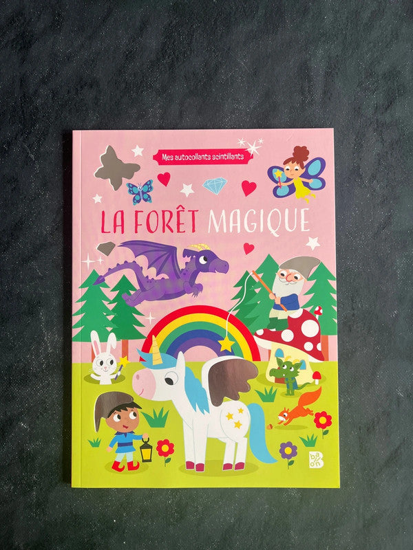 Mes autocollants scintillants - la forêt magique