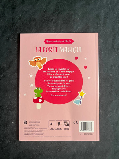 Mes autocollants scintillants - la forêt magique