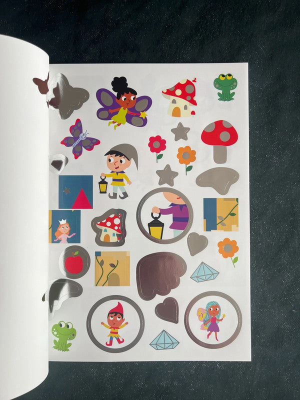 Mes autocollants scintillants - la forêt magique