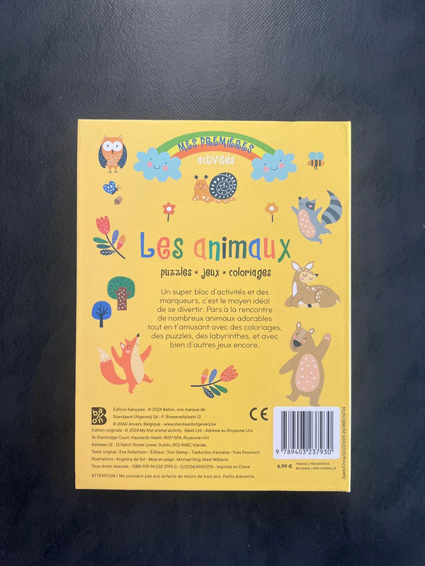 Mes premières activités - les animaux