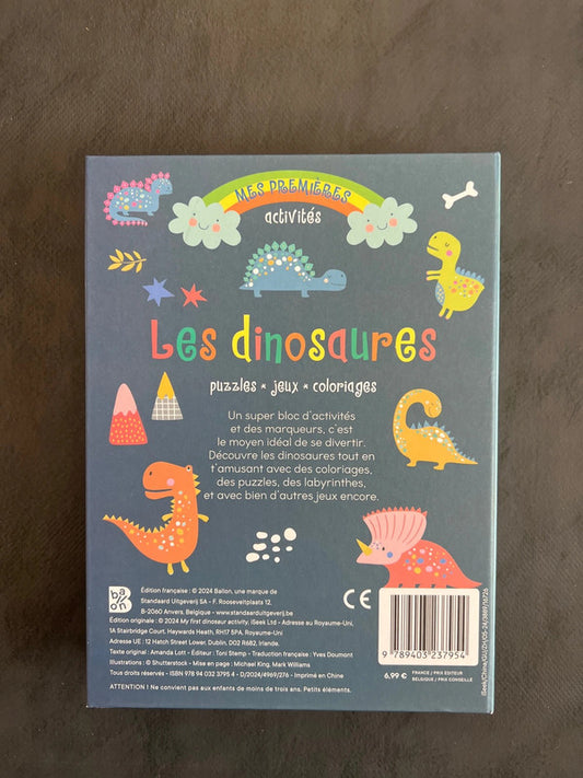 Mes premières activités - les dinosaures