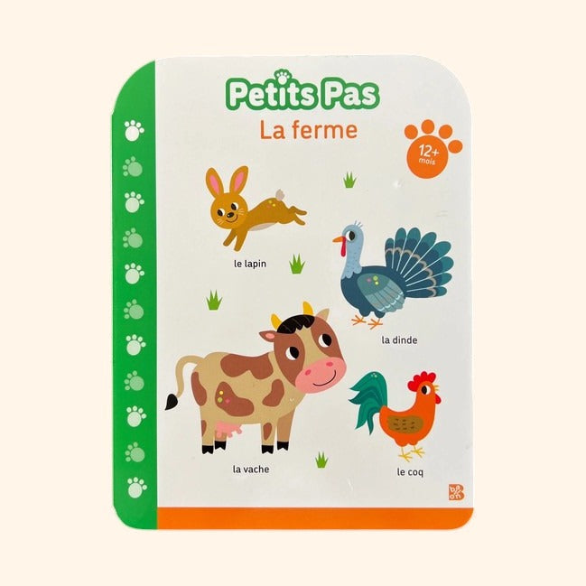 La ferme - Livre cartonné pour les tout-petits dès 12 mois