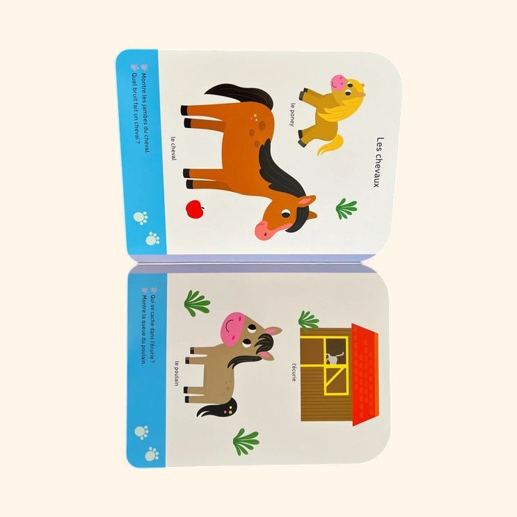 La ferme - Livre cartonné pour les tout-petits dès 12 mois