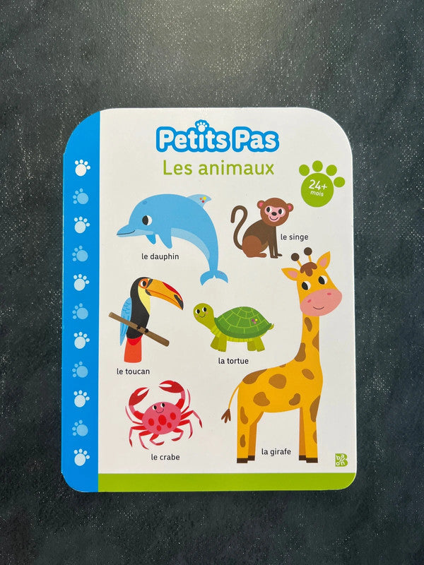 Livre cartonné - les animaux - 24 mois et +