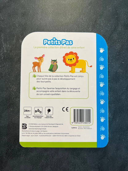 Livre cartonné - les animaux - 24 mois et +