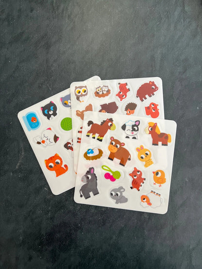 Mes supers autocollants - les bébés animaux