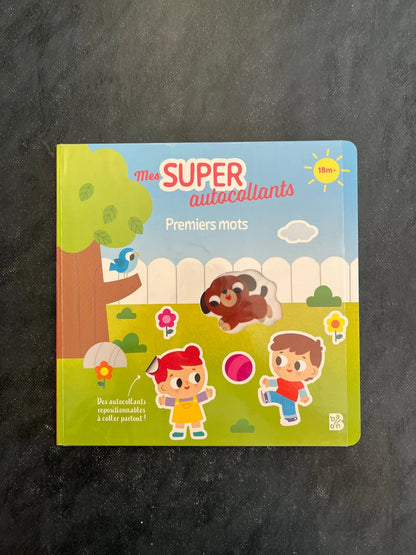 Mes supers autocollants - mes premiers mots
