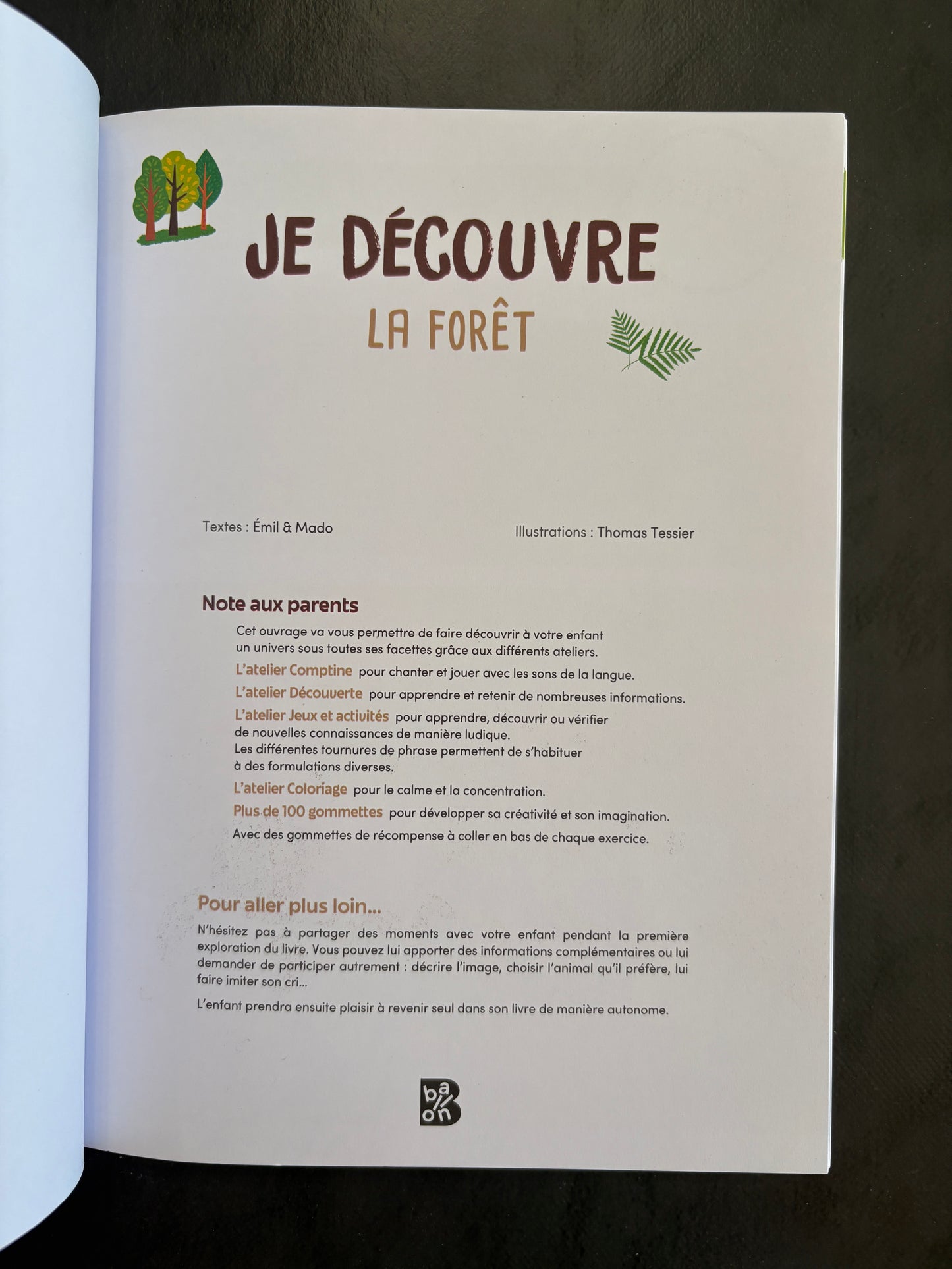 Je découvre - la forêt