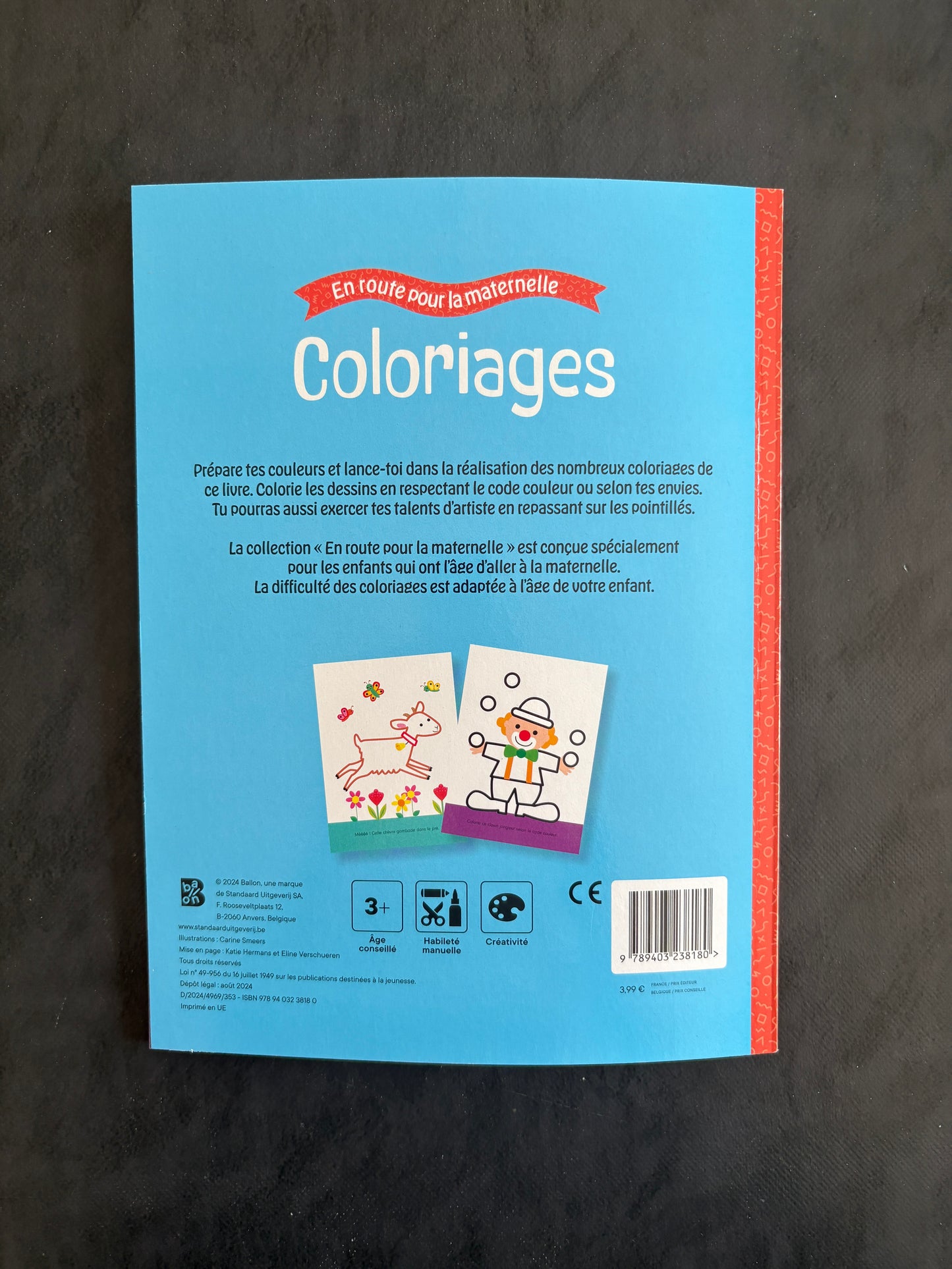 Livre de coloriages - Dès 3 ans