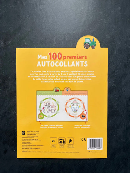 Mes 100 premiers autocollants - la ferme