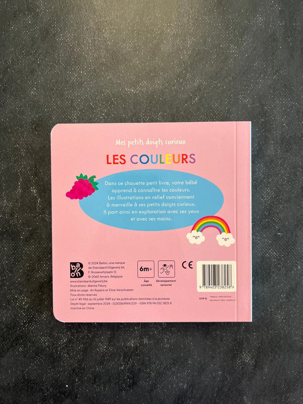 Livre cartonné - les couleurs
