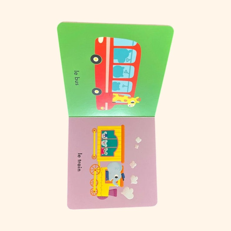 Les véhicules - Livre cartonné tactile dès 2 ans