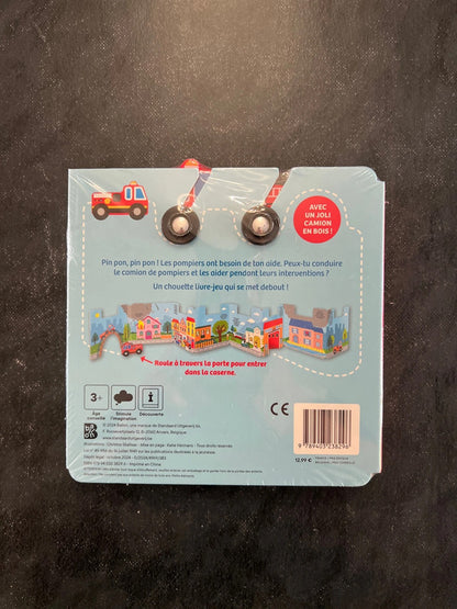 Livre jeux - le camion de pompier
